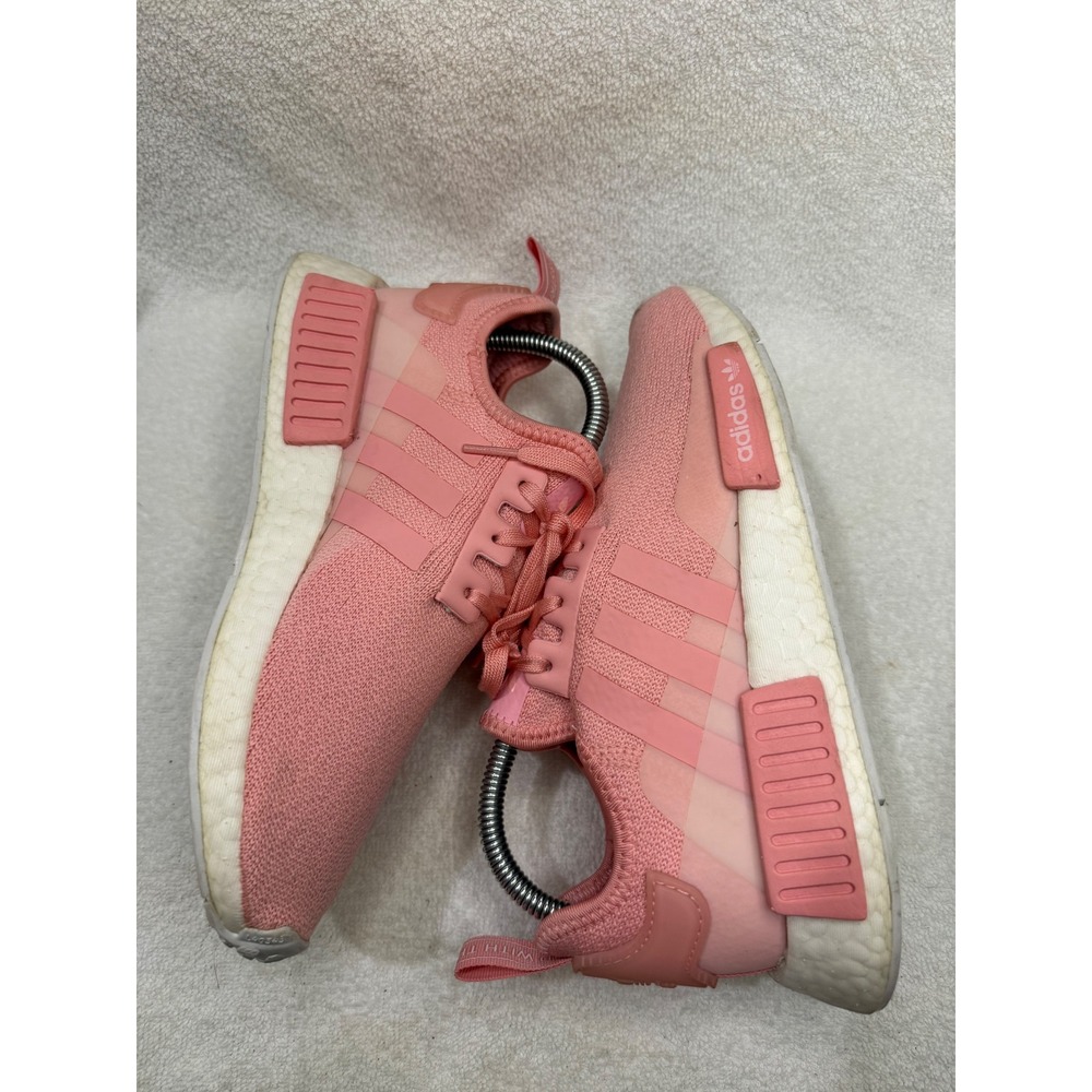 Adidas NMD R1 Pulse Boost Pink Knit Low Top Sneakers Women 6 EG7925 - Picture 2 of 6
